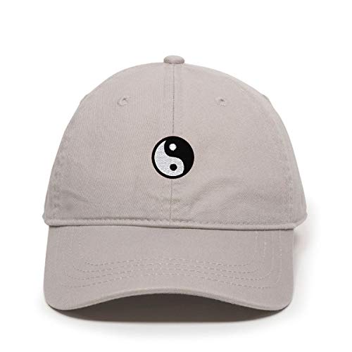 Yin Yang Baseball Cap Embroidered Cotton Adjustable Dad Hat