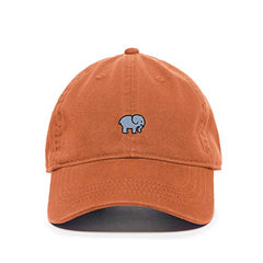 Cute Elephant Baseball Cap Embroidered Cotton Adjustable Dad Hat