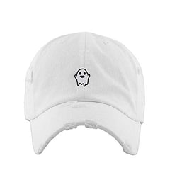Ghost Vintage Baseball Cap Embroidered Cotton Adjustable Distressed Dad Hat