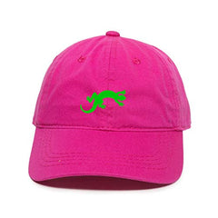 Lizard Dad Baseball Cap Embroidered Cotton Adjustable Dad Hat