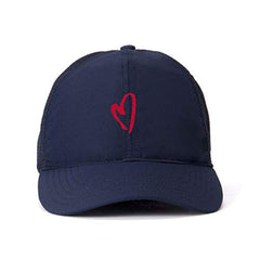 Loose Heart Baseball Cap Embroidered Cotton Adjustable Dad Hat