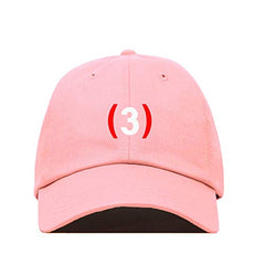 Number #3 Dad Baseball Cap Embroidered Cotton Adjustable Dad Hat