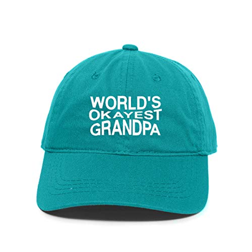 Okayest Grandpa Baseball Cap Embroidered Cotton Adjustable Dad Hat