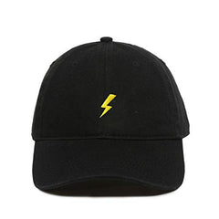 Lightning Storm Bolt Baseball Cap Embroidered Cotton Adjustable Dad Hat
