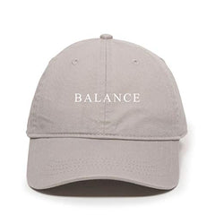 Balance Dad Baseball Cap Embroidered Cotton Adjustable Dad Hat