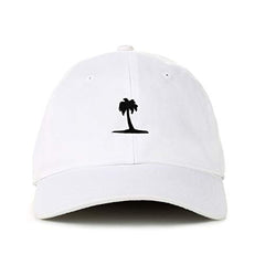 Palm Tree Baseball Cap Embroidered Cotton Adjustable Dad Hat