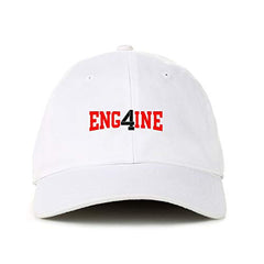 Engine 4 FD Dad Baseball Cap Embroidered Cotton Adjustable Dad Hat