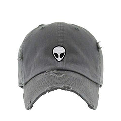 Alien Vintage Baseball Cap Embroidered Cotton Adjustable Distressed Dad Hat