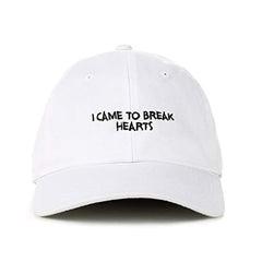 I Came to Break Hearts RiRi Baseball Cap Embroidered Cotton Adjustable Dad Hat