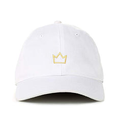 Crown King Baseball Cap Embroidered Cotton Adjustable Dad Hat