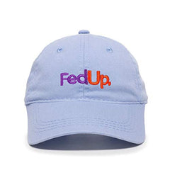 Fed Up FedEx Dad Baseball Cap Embroidered Cotton Adjustable Dad Hat