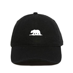 California Bear Baseball Cap Embroidered Cotton Adjustable Dad Hat