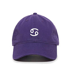 Cancer Zodiac Baseball Cap Embroidered Cotton Adjustable Dad Hat