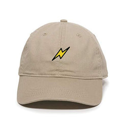 Bolt Lightning Baseball Cap Embroidered Cotton Adjustable Dad Hat