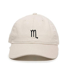 Scorpio Zodiac Baseball Cap Embroidered Cotton Adjustable Dad Hat