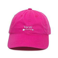 Vacay Vacation Baseball Cap Embroidered Cotton Adjustable Dad Hat