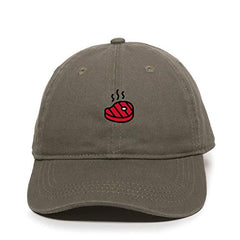 Grill Steak Baseball Cap Embroidered Cotton Adjustable Dad Hat