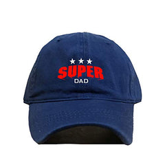 Super Dad Dad Baseball Cap Embroidered Cotton Adjustable Dad Hat