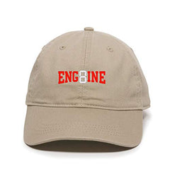 Engine 8 FD Dad Baseball Cap Embroidered Cotton Adjustable Dad Hat