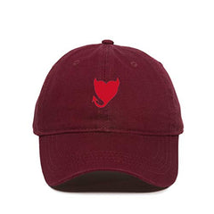 Devil Heart Baseball Cap Embroidered Cotton Adjustable Dad Hat
