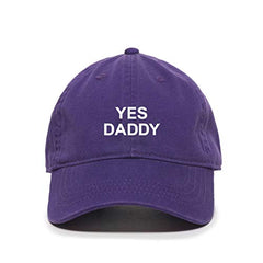 Yes Daddy Baseball Cap Embroidered Cotton Adjustable Dad Hat