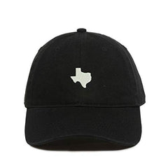 Lone Star State Texas Map Baseball Cap Embroidered Cotton Adjustable Dad Hat