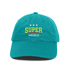 Super Abuelo Dad Baseball Cap Embroidered Cotton Adjustable Dad Hat