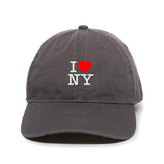 I Heart NY Dad Baseball Cap Embroidered Cotton Adjustable Dad Hat