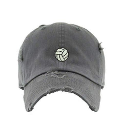 Volleyball Vintage Baseball Cap Embroidered Cotton Adjustable Distressed Dad Hat