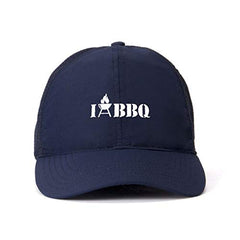 I Heart BBQ Dad Baseball Cap Embroidered Cotton Adjustable Dad Hat