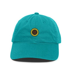 Sunflowers Baseball Cap Embroidered Cotton Adjustable Dad Hat