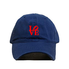 Love Dad Baseball Cap Embroidered Cotton Adjustable Dad Hat