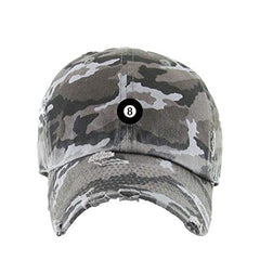 Billiards Vintage Baseball Cap Embroidered Cotton Adjustable Distressed Dad Hat