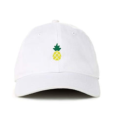 Pineapple Baseball Cap Embroidered Cotton Adjustable Dad Hat