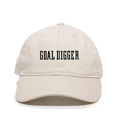 Goal Digger Dad Baseball Cap Embroidered Cotton Adjustable Dad Hat