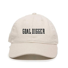 Goal Digger Dad Baseball Cap Embroidered Cotton Adjustable Dad Hat