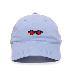 Bowtie Baseball Cap Embroidered Cotton Adjustable Dad Hat