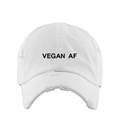 Vegan AF Vintage Baseball Cap Embroidered Cotton Adjustable Distressed Dad Hat