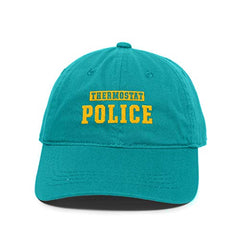 Thermostat Police Dad Baseball Cap Embroidered Cotton Adjustable Dad Hat