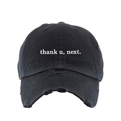 Thank You, Next Vintage Baseball Cap Embroidered Cotton Adjustable Distressed Dad Hat