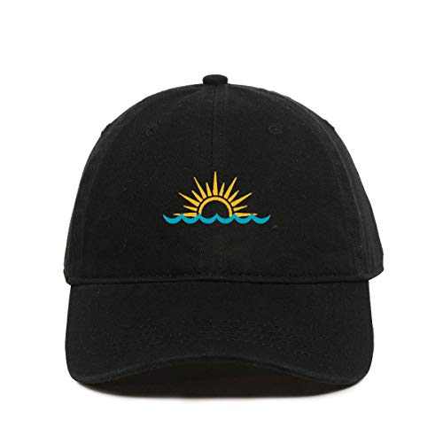 Sunset Baseball Cap Embroidered Cotton Adjustable Dad Hat