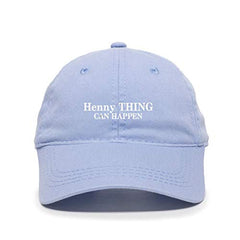 Henny Thing Can Happen Dad Baseball Cap Embroidered Cotton Adjustable Dad Hat
