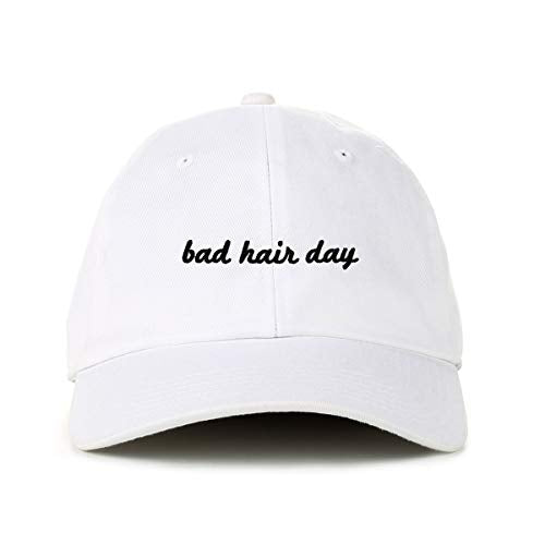 Bad Hair Day Baseball Cap Embroidered Cotton Adjustable Dad Hat