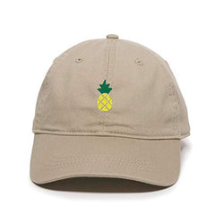 Pineapple Baseball Cap Embroidered Cotton Adjustable Dad Hat