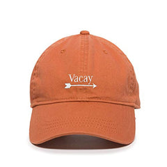 Vacay Vacation Baseball Cap Embroidered Cotton Adjustable Dad Hat