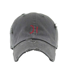 Stitches Vintage Baseball Cap Embroidered Cotton Adjustable Distressed Dad Hat