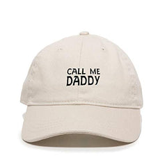 Call Me Daddy Baseball Cap Embroidered Cotton Adjustable Dad Hat