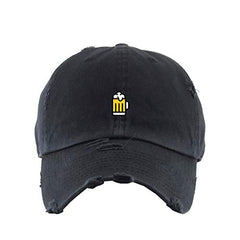 Beer Vintage Baseball Cap Embroidered Cotton Adjustable Distressed Dad Hat