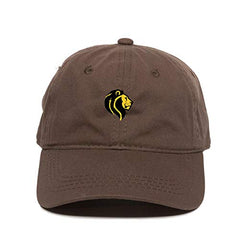 Lion Baseball Cap Embroidered Cotton Adjustable Dad Hat