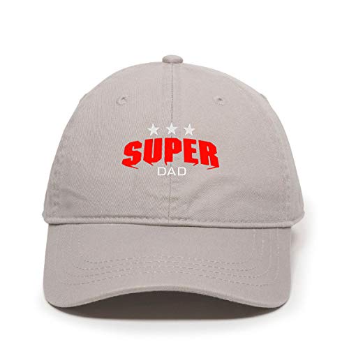 Super Dad Dad Baseball Cap Embroidered Cotton Adjustable Dad Hat
